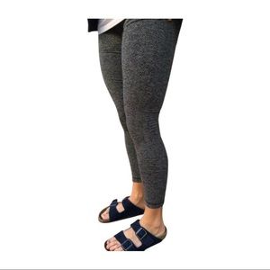 Lululemon Wunder Under Full Length Leggings in Grey Herringbone